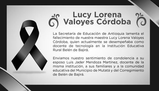 Condolencias Lucy