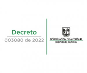 Decreto 003080 de 2022