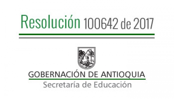 Resolución 100642 de 2017 - Por la cual se concede un permiso sindical remunerado a uno servidor administrativo, con el fin de realizar la Asamblea Subregional Delegados de Puerto Berrío