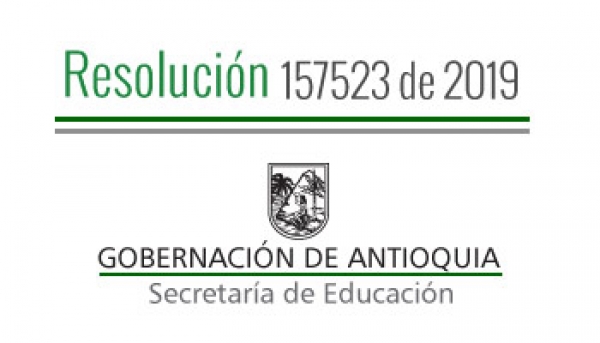 Resolución 157523 de 2019 - Por la cual se concede una Comisión de Servicios Remunerada a Docentes pagados con recursos del S.G.P.