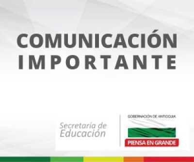 Comunicación importante