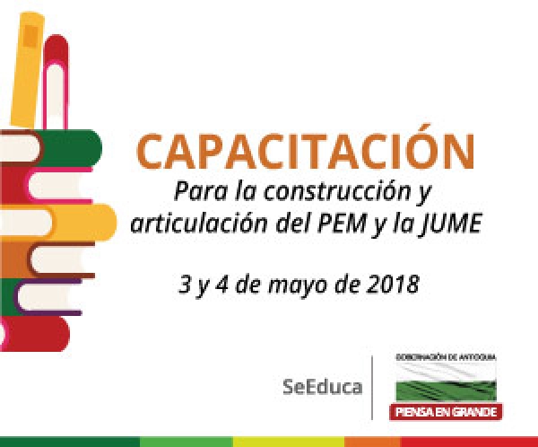 Invitación a la capacitación para la construcción y articulación del PEM y la JUME