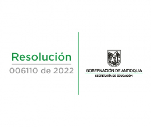 Resolución 006110 de 2022