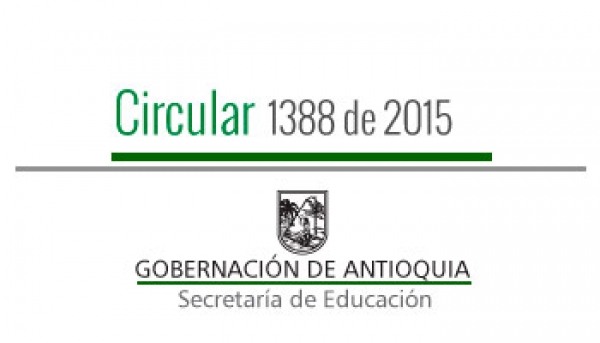 Circular 1388 de 2015 - Tarifas 2016