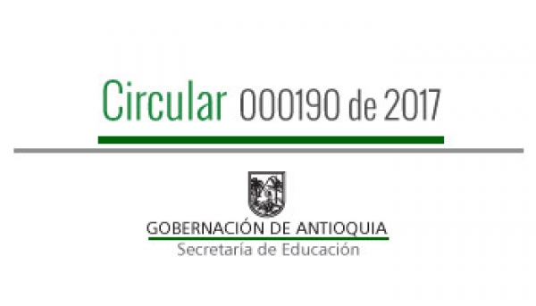 Circular 000190 de 2017 - Pautas para la evaluación del desempeño