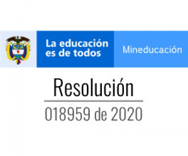 Resolución 018959 de 2020 - MEN - Por la cual se establecen los parámetros para la fijación de las tarifas de matrícula, pensiones y materiales educativos, para los establecimientos educativos de carácter privado año 2021