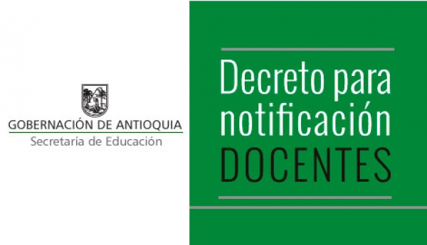 Decretos de Notificación para los Docentes que ganaron el Concurso Docente