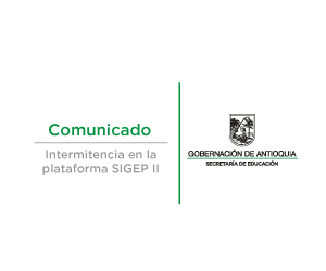 Intermitencia en la plataforma SIGEP II