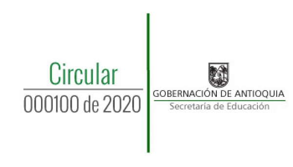 Circular 000100 de 2020 - Pago aportes ARL por la entidad certificada de estudiantes en etapa de práctica matriculados en la media técnica convenio Sena - Seduca.