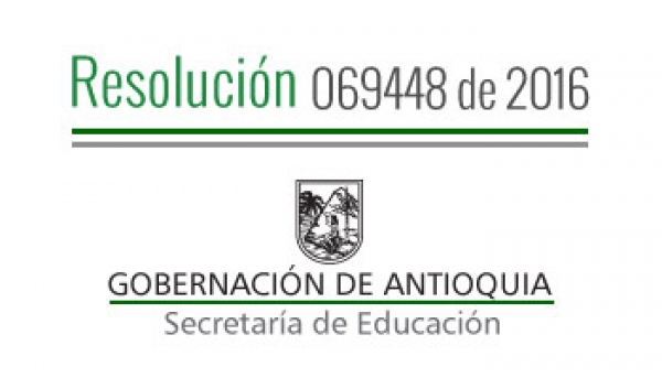 Resolución 069448 de 2016 - Por el cual se aclara un Acto Administrativo