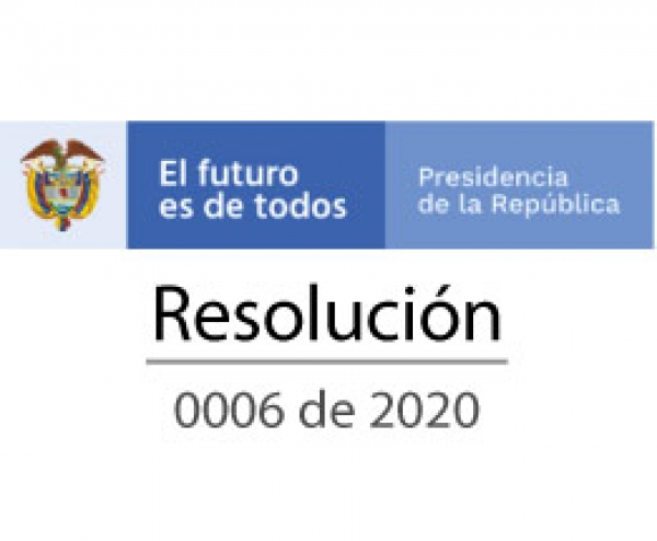 Resolución 0006 de 2020 - Por la cual se modifican transitoriamente &quot;Los lineamientos técnicos - administrativos, estándares y condiciones mínimas del programa de alimentación escolar - PAE&quot;