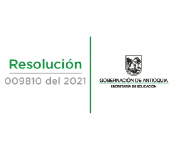 Resolución 009810 del 2021