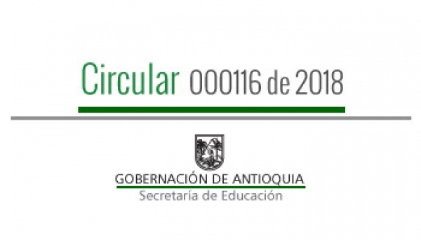 Circular  000116 de 2018 - Pago de aportes ARL por la entidad certificada, de estudiantes en etapa práctica matriculados en la Media Técnica Convenio SENA-SeEduca