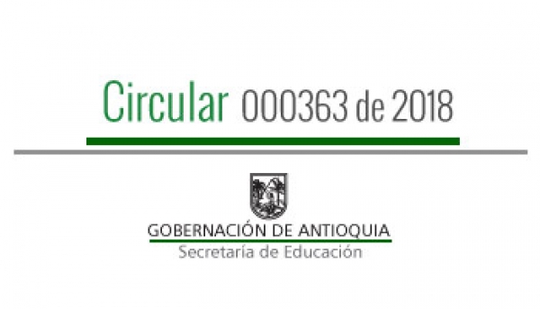 Circular 000363 de 2018 - Orientaciones para la Celebración de la Semana Andina de Prevención de Embarazo en la adolescencia