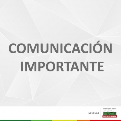 Comunicado importante de la Subsecretaría Administrativa - Subregión de Nordeste